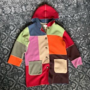 Colorful fleece jacket